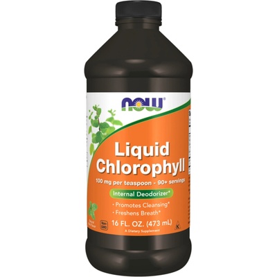 Tekutina Now Foods Liquid Chlorophyll chlorofyl 473 ml