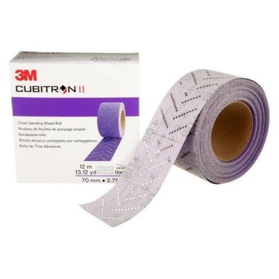 3M 737U Cubitron II brusný pás, suchý zip, P120, (perforované 70 x 70 mm) role 12m