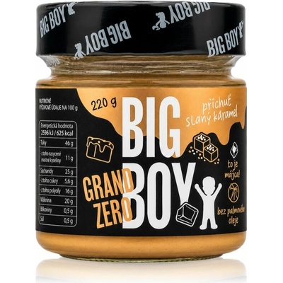 Big Boy Grand Zero Peanuts and Salted Caramel orechová nátierka 220 g