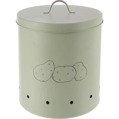 ORION 127909 Greenish Skladovacia dóza na zemiaky plechová 22,5 cm
