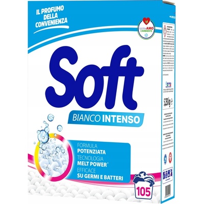 Soft Prací prášek Intense White 105 PD 5,25 kg