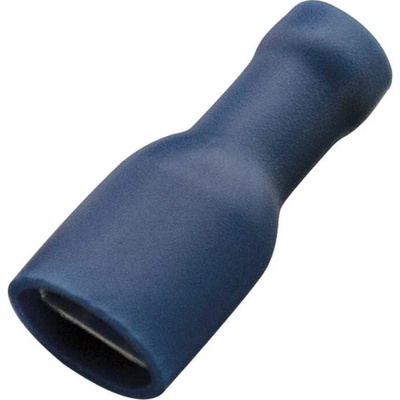 260417 Objímka plochá PVC celoizolovaná 1,5 - 2,5 mm2, 4,8 x 0,8 modrá, Haupa