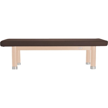 Clap Tzu Luxusné thajské masážne lehátko AMBRA Thai Doplnky: vstavané elektrické vyhrievanie + otvor na tvár so zátkou Farba čalúnenia: PU hnedá (meteor) Farba konštrukcie: lakovaný buk 202 x 115 cm