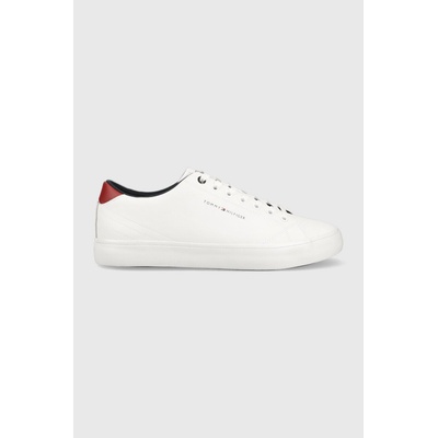 Кожени маратонки Tommy Hilfiger TH HI VULC CORE LOW в бяло FM0FM04687 (FM0FM04687)