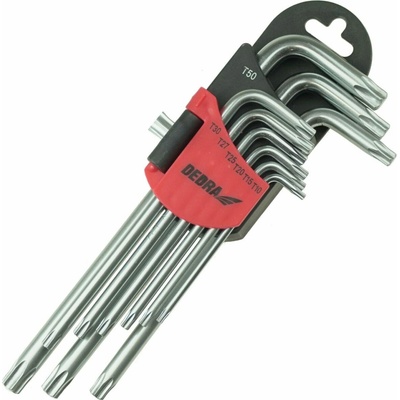 Dedra Sada dlhých TORX kľúčov 9 ks T10–T50, DED-06F221