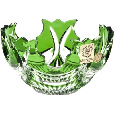 Caesar Crystal Miska Diadem zelená 130 mm