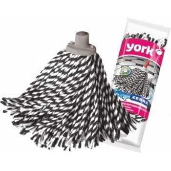 Бърсалка въже York Zebra 160 g, Конусна резба (221011-7306)
