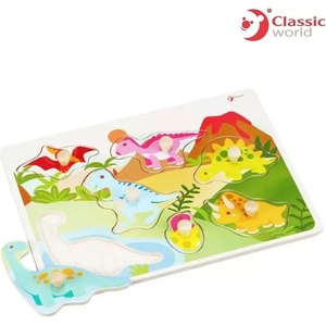Classic World Дървен Пъзел Динозавъри - Classic World