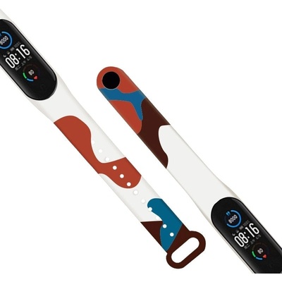 HQWear Резервна силиконова каишка Strap Moro Camo за Xiaomi Mi Band 4/Mi Band 3, Камуфлаж-8 (9145576236970)
