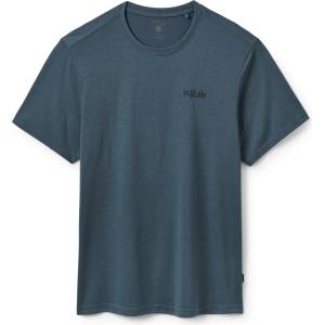 Rab Мъжка спортна тениска Rab Crimp Logo Tee Sport shirt - Orion Blue (216-7515-0212)
