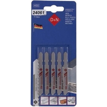 Levior Plátky do přímočaré pily HSS 50/1mm 5ks 31012