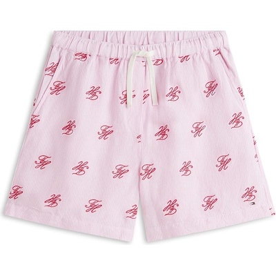 Tommy Hilfiger Поларени къси панталони Tommy Hilfiger Women's Fleece Jogger Shorts - Rose Petal