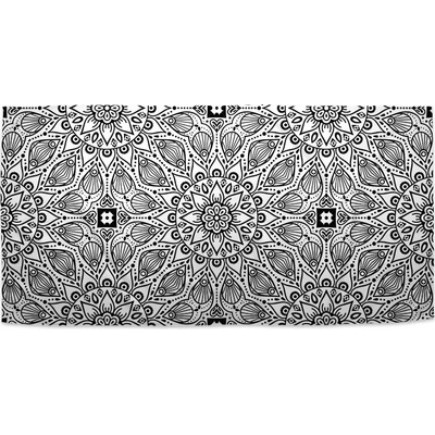 Sablio Ručník s potiskem Bílé mehendi 50 x 100 cm