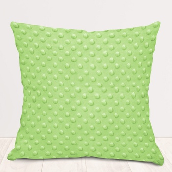 Biante Minky 3D bodky MKP-005 Pastelová svetlo zelená 40 x 40 cm