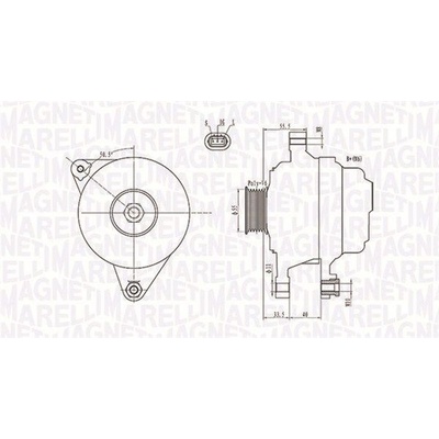 Generátor MAGNETI MARELLI 063731703010