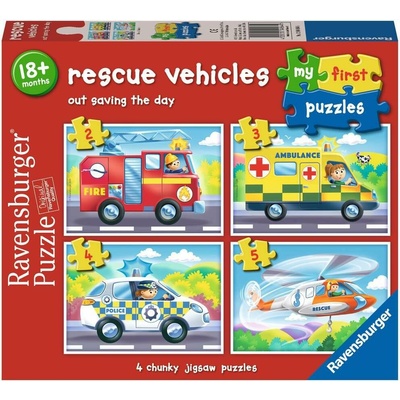 Ravensburger Moje prvé Záchranárske vozidlá 2/3/4/5 dielov