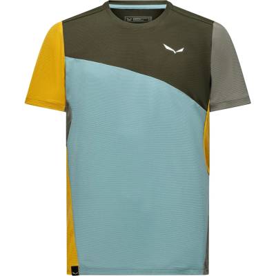 Salewa Мъжка спортна тениска Salewa Puez Sporty Dry T-Shirt Sport shirt - Dark Olive / Multi (216-2010-1313)