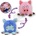 Gimborn GimDog Double Face плюшена играчка Прасе - 19 см