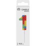 JUNIOR Свещ за торта JUNIOR Lego модел 1-p 10, 5 cm