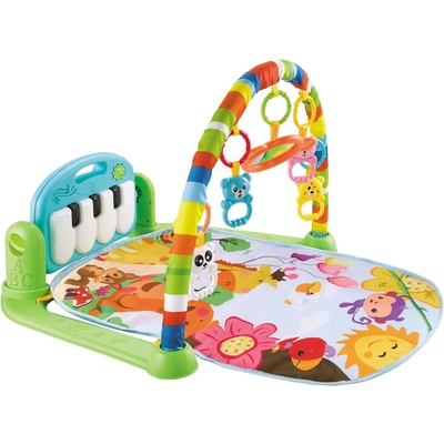 Pepita Игрална подложка с гимнастика за бебета - зелен (SIT-1a)