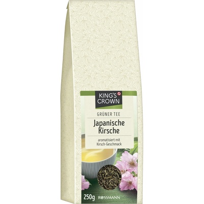 King's Crown Zelený čaj sypaný Japonská třešeň 250 g