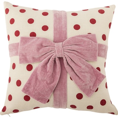 Bloomingville polštář Bowie Rose růžová 45x45