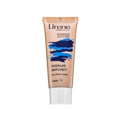 Lirene Nature Matte fluid 14 Caramel fluidný make-up so zmatňujúcim účinkom 30 ml