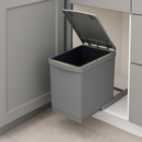 Gollinucci Výsuvný odpadkový kôš - 16 L / Šedá