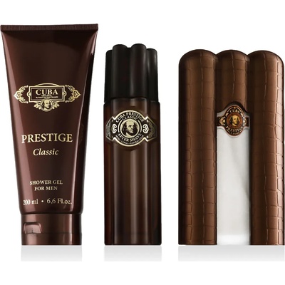 Cuba Prestige Подаръчен комплект EDT 90 ml + душ гел 200 ml + афтършейв 100 ml
