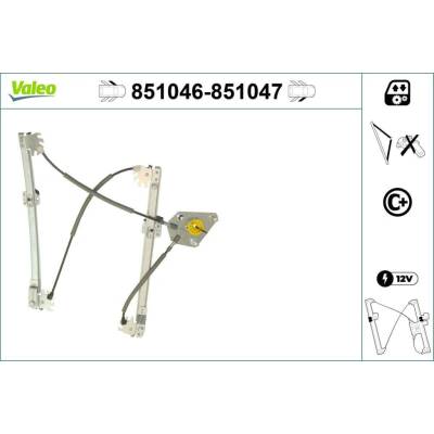 Zvedací zařízení oken VALEO 851047