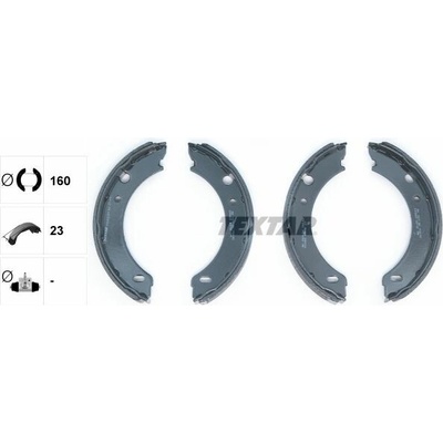Sada brzd. čeľustí parkov. brzdy TEXTAR 91048301