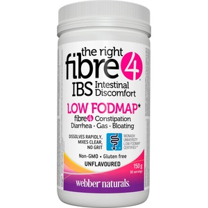 Webber Naturals The right Fibre 4 IBS Intestinal Discomfort, 150 g, Webber Naturals