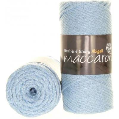 Maccaroni Abigail 3 mm světle modrá