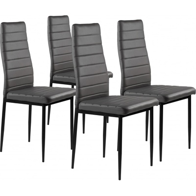 Modernhome Dione tmavosivá 4 ks