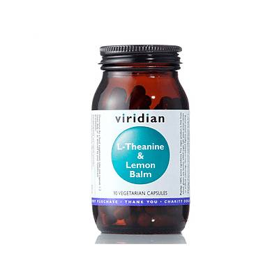 Viridian L-Theanine and Lemon Balm 90 cps (L-Theanin s meduňkou)