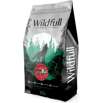 Image 1 of Wildfull dog wildboard all size - Пълноценна суха храна за израснали кучета от всички породи, без зърно, с месо от дива свиня, 12 кг