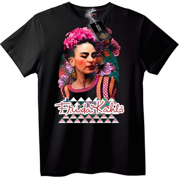 NOONEBRAND Тениска с Изкуство на Фрида Кало - L, Black