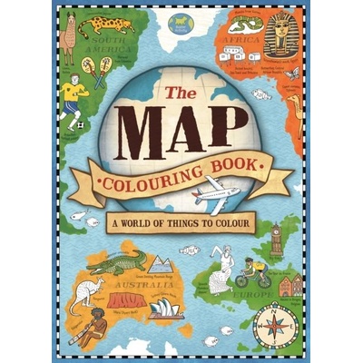 The Map Colouring Book - Colouring Books - Natalie Hughes