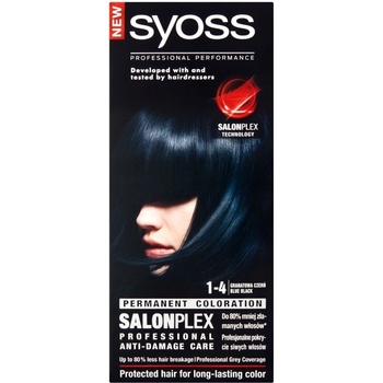 Syoss Permanent Coloration 1-4 Blue Black