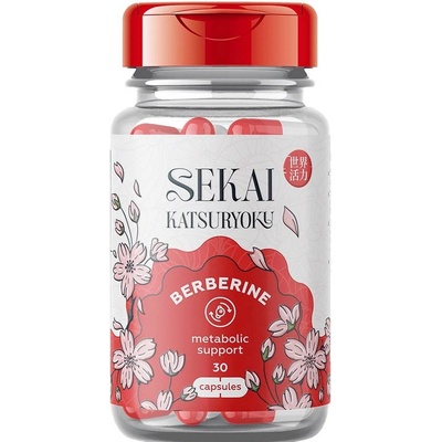 Sekai Katsuryoku Berberine, 30 капсули, Sekai Katsuryoku (7212-00)