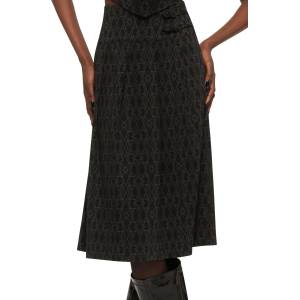 KILLSTAR дамска пола KILLSTAR x KIHILIST - Morrisa - Black Tartan - KSRA014209