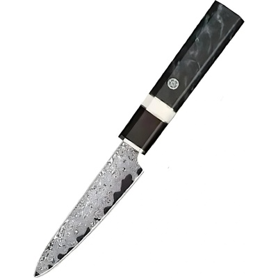 HARAHU Дамаски кухненски нож ZE-37497 - Utility / Зелен / Черен KP37497 (ZE-37497)