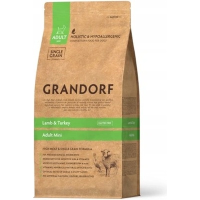 Grandorf Adult Small hypoalergenní jehněčí 8 kg