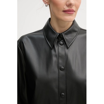 Benetton Рокля United Colors of Benetton в черно къса със стандартна кройка 4M3CDV0BZ (4M3CDV0BZ)