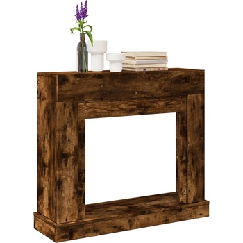 vidaXL Облицовка за камина опушен дъб 100x30x87, 5 см инженерно дърво (854566)