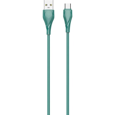 LDNIO Кабел LDNIO LS612, USB към USB-C, 25W, 2m, зелен (LS612 type c)