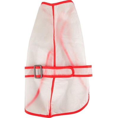 Flamingo Raincoat Classic Transparent M-L - Дъждобран за кучета, 50 см B: 40 см C: 51, 5-55 см