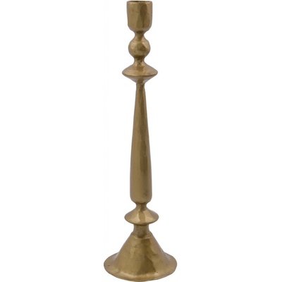 House Doctor Vysoký kovový svícen Lumi Antique gold, měděná barva, kov