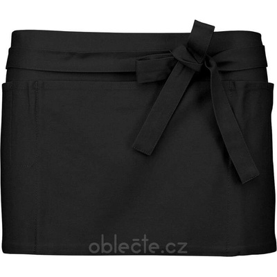 Kariban Barová zástěra krátká K 886 black