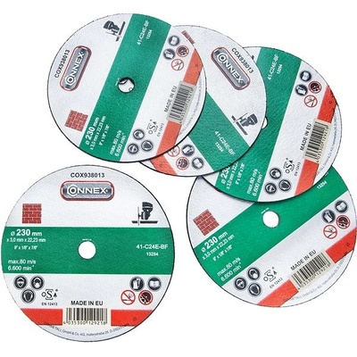 Connex Súprava rezných kotúčov kameň 230 x 3,0 mm COX938018 5 ks